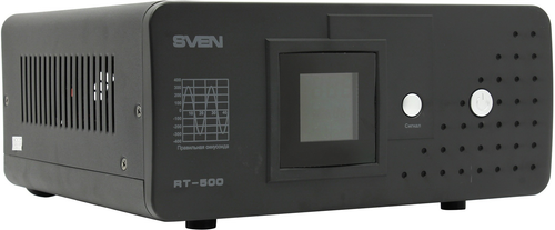 UPS 500VA SVEN &lt;RT-500 Black&gt; LCD, 1  евро  розетка, без АКБ