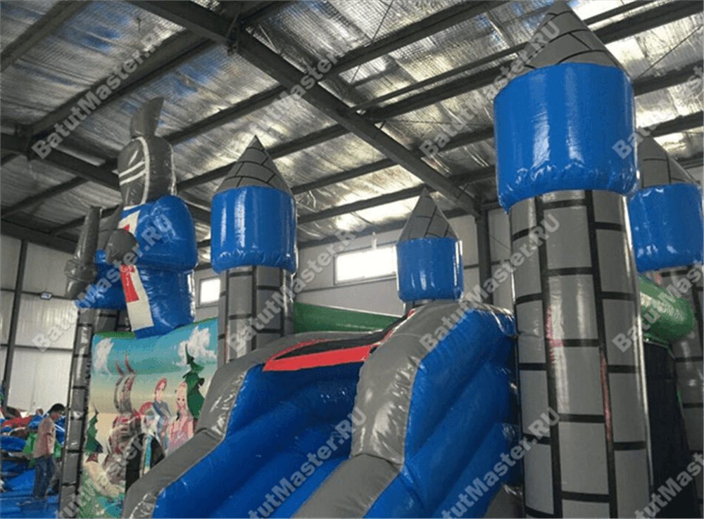 Коммерческий надувной батут "Замок самурая"