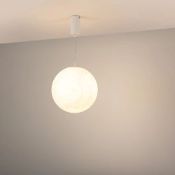 Светильник SP-SILKA-HANG-R300-7W Warm2700 (WH, 330 deg, 230V) (Arlight, IP20 Натуральный шелк, 3 года) 061916