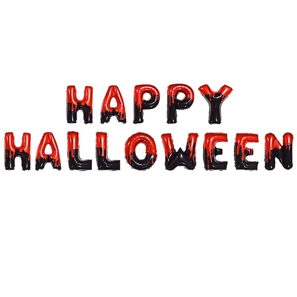 Декоративный набор шаров-букв Happy Halooween