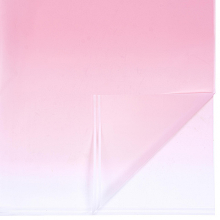 Упаковочная матовая пленка (0,58*0,58 м) Перелив, Розовый, 20 шт.