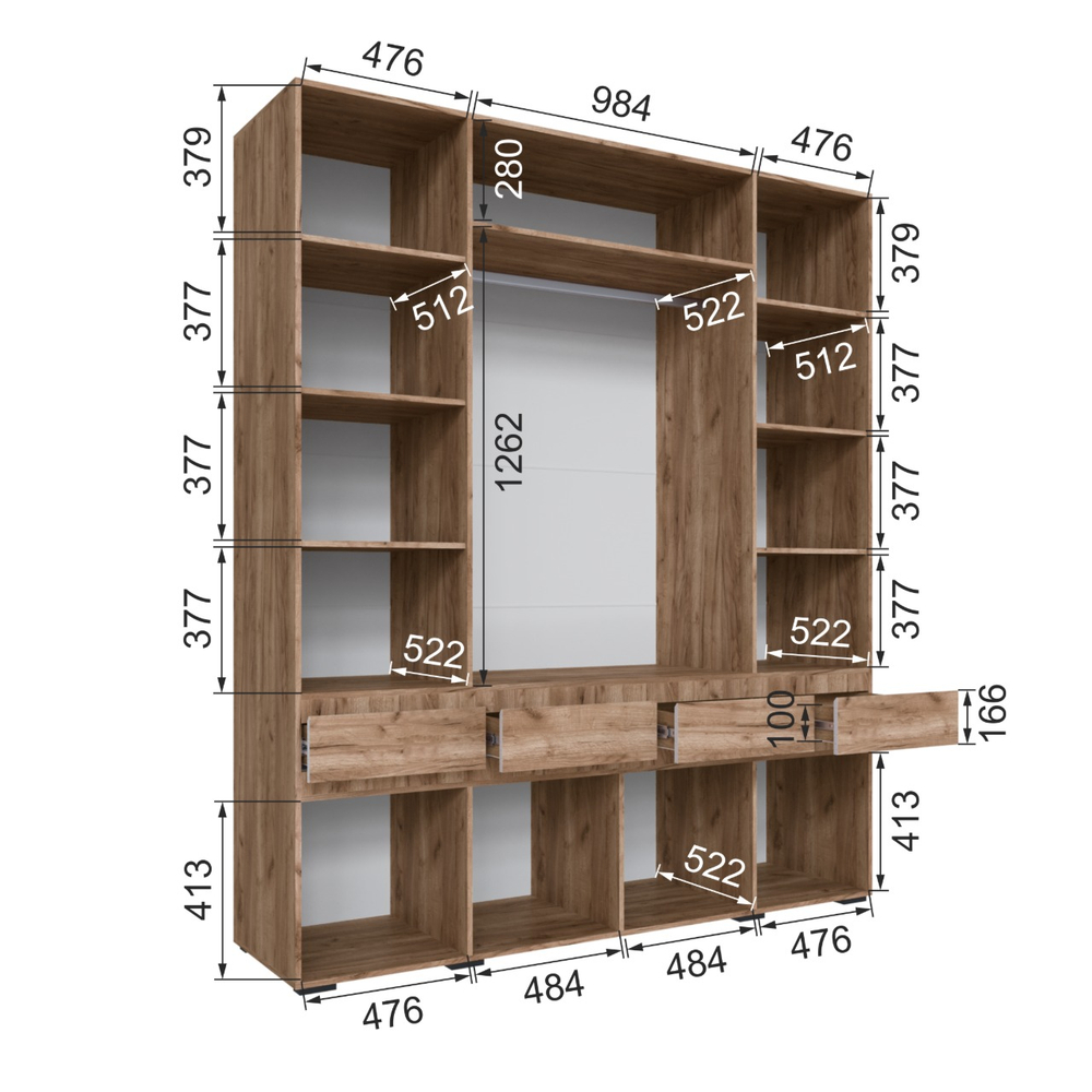 Шкаф Мерида (2,0)