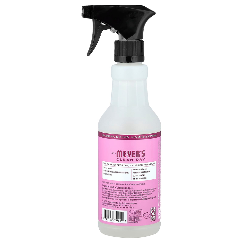 Mrs. Meyers Clean Day, Универсальное средство для ежедневного очищения, пион, 473 мл (16 жидк. Унций)