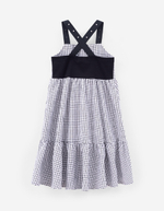 Платье-сарафан клетка