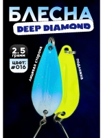 Блесна колебалка для рыбалки 2,5 гр, 016 Deep Diamond