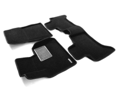 Коврики салона для BMW X5 (E-53) (2000-2006) Euromat 3D Business черные. Арт. EMC3D-001211