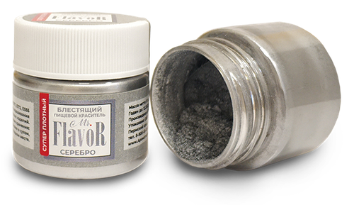 Супер плотный блеск MR FLAVOR Серебро 5 гр