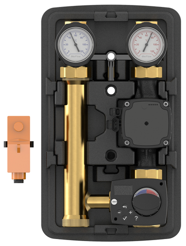 Насосная группа Meibes MeiFlow TOP S MC-CV 1" DN25 M45990EA с электронным термостатом без насоса