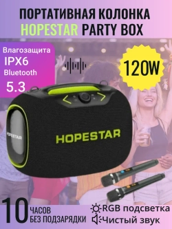 Портативная колонка Party Box 120W черная
