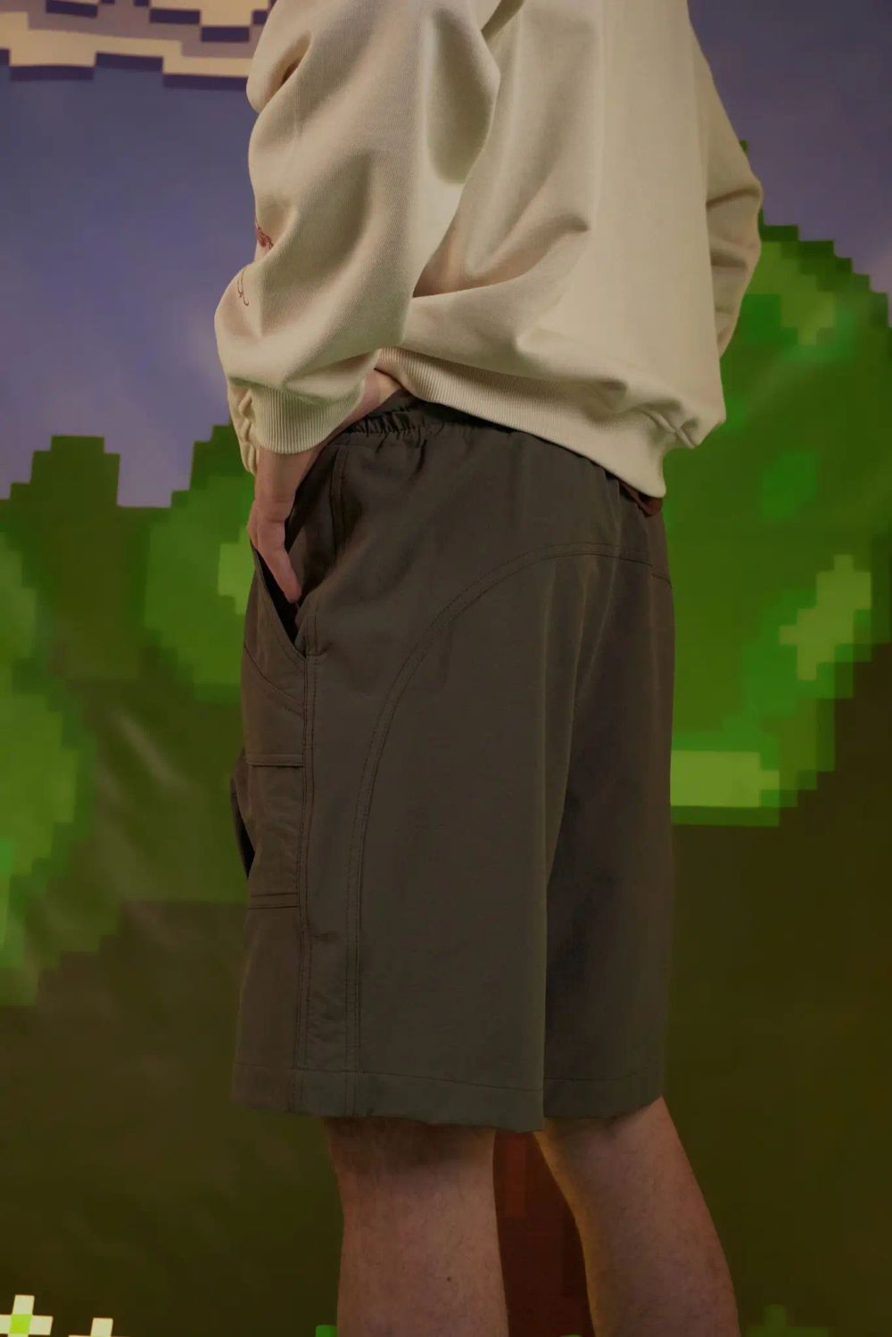 Купить Шорты Called a Garment Hikercore nylon хаки Шорты Called a Garment Hikercore nylon хаки