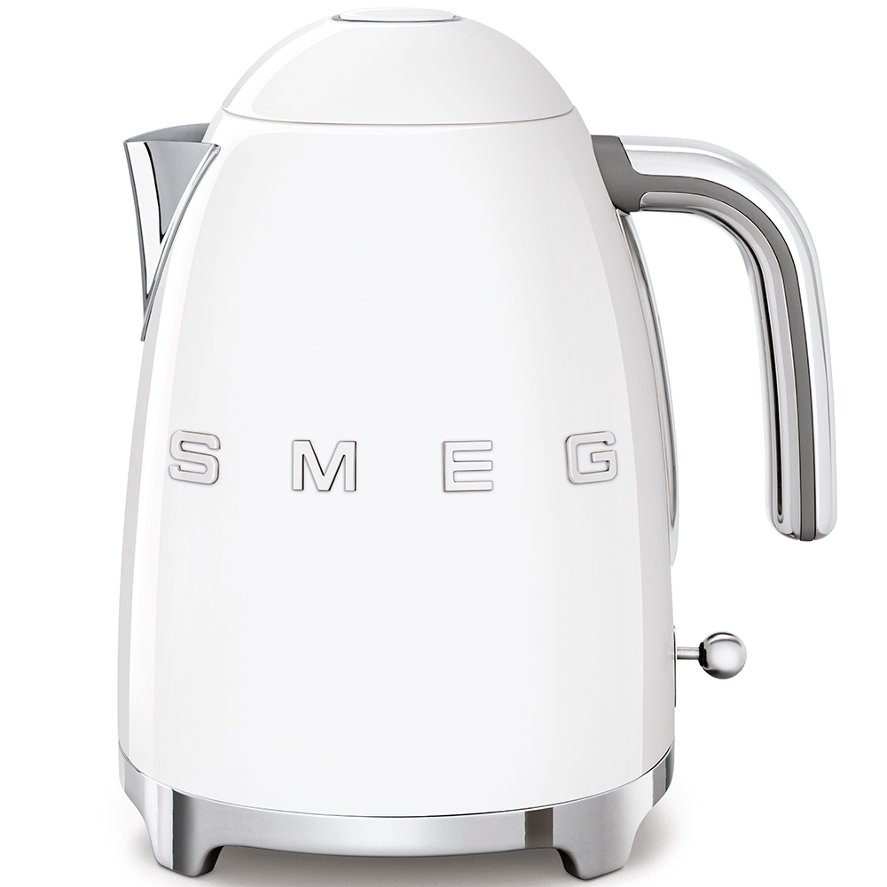 Чайник 1.7л Smeg Стиль 50-х годов 3D белый Италия