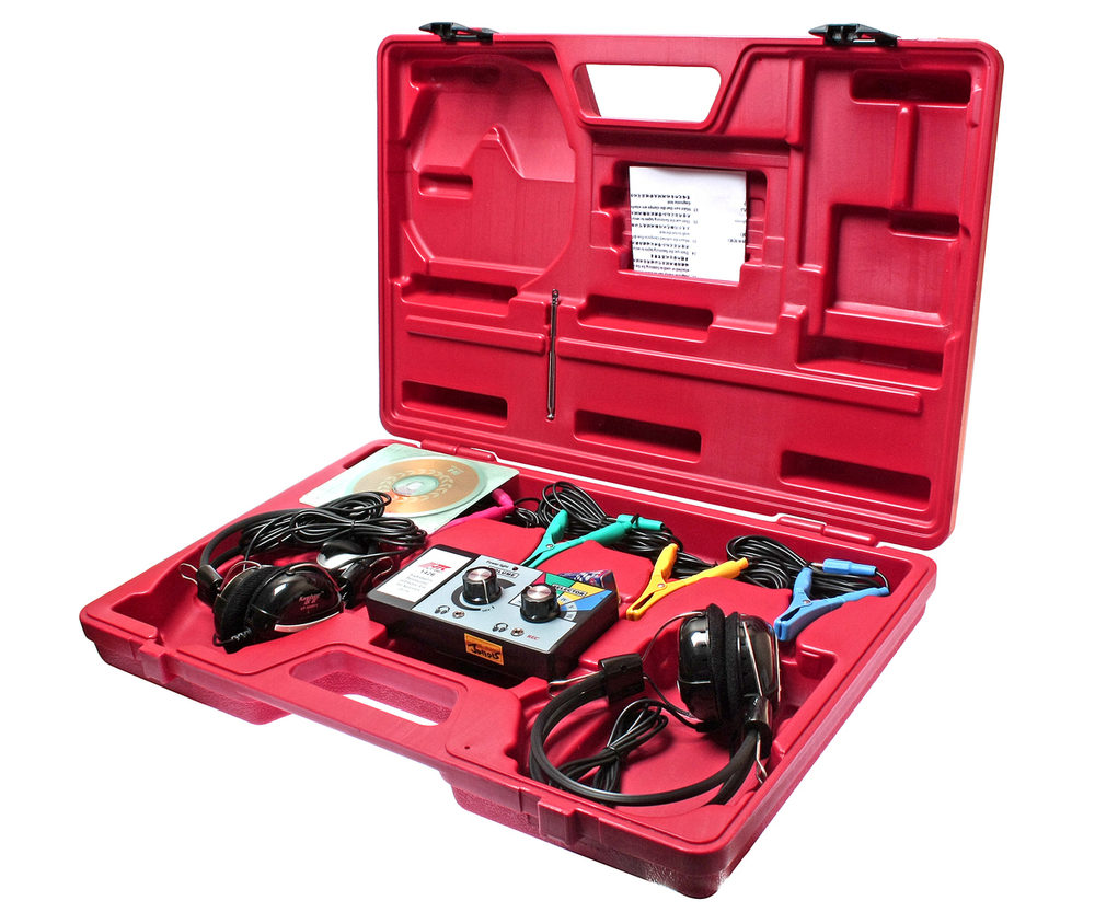 Стетоскоп электронный (наушники,тестер,зажимы,блок управления,магнитный датчик) JTC