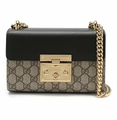 Сумка на плечо Gucci Padlock GG маленького размера