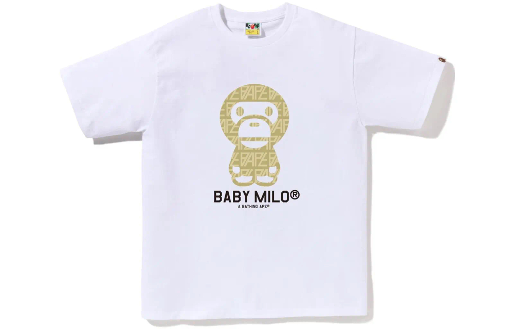 A Bathing Ape Logo Monogram Baby Milo Tee