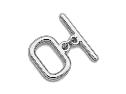 Тогл для украшений Прямоугольный 17х14,5мм, сталь