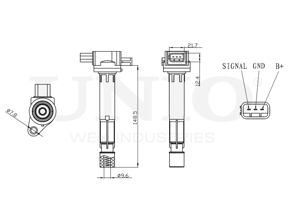 Катушка зажигания UNIO IGC-10008