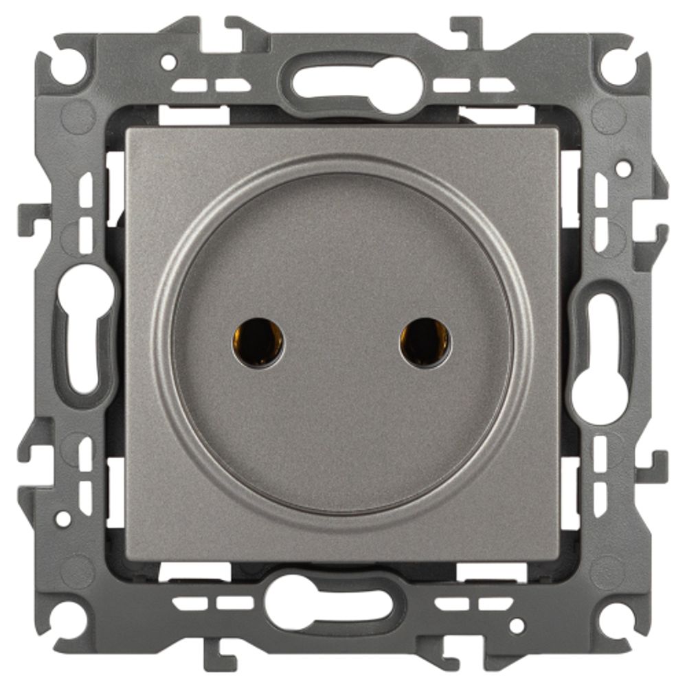 Розетка ЭРА Серия 12 12-2105-16 2P 16А-250В титан