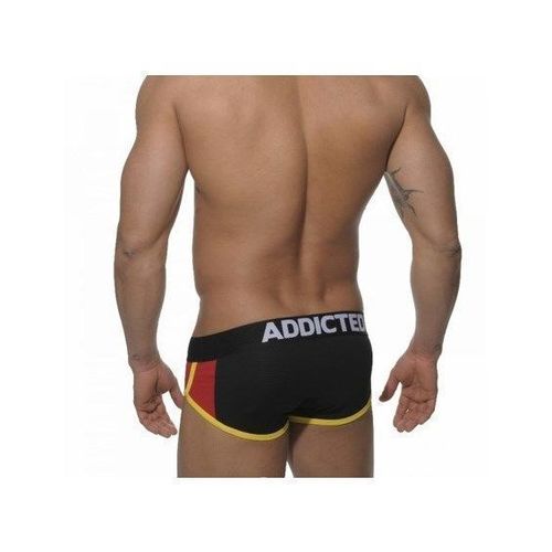 Мужские трусы брифы черные с красными вставками по бокам Seobean Addicted Germany