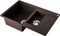 Мойка Daisen 78-2T-DC Tetogranit/темный шоколад(арт.4993534)