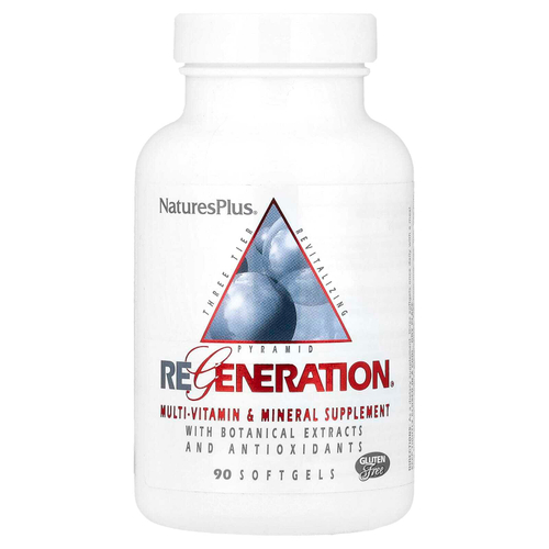 NaturesPlus, Regeneration®, мультивитаминная и минеральная добавка, 90 мягких таблеток