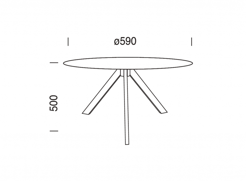 Столик ламинированный журнальный Papatya Tower