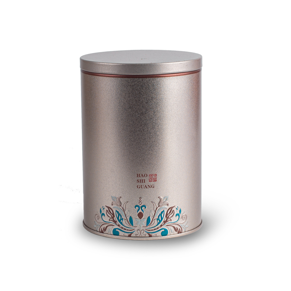 319022 Банка "Благородство" размер 12*8,6см, жесть золотой