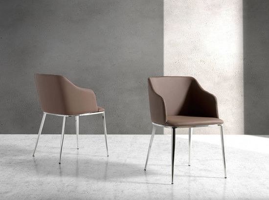 Стул F3201 /4022 экокожа цвет коричневый Испания