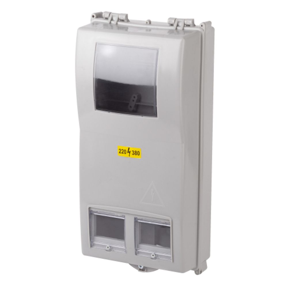 Корпус пластиковый навесной ЭРА ЩУРн-П 3/8 (КДЕ-З) (485х240х140) IP54 серый | Корпуса пластиковые