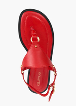 W0030-03-3 red-25L Женские сандалии