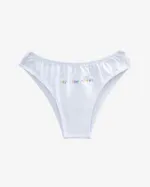 Хлопковые трусики «Try from behind» Белые