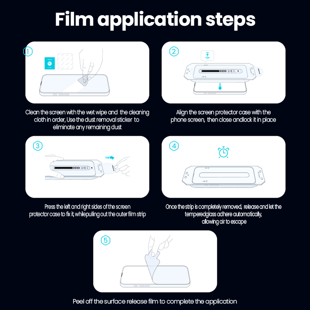 Стекло "Антишпион" от Nillkin для смартфона Samsung Galaxy S25, серия Guardian Privacy Tempered Glass Screen Proetector