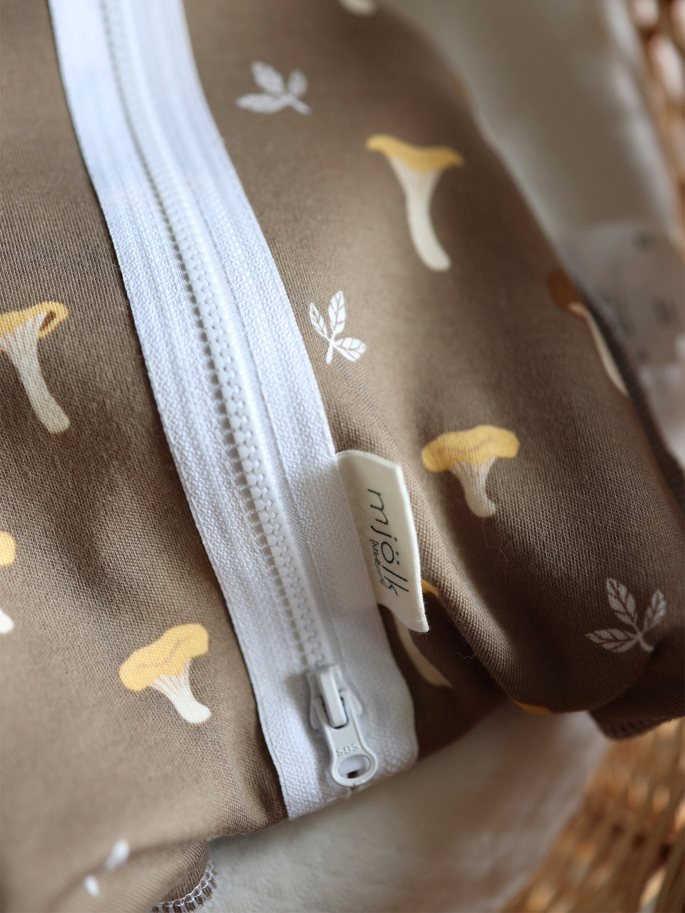 Пелёнка-кокон Mjölk Грибочки, уценка