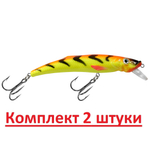 Воблер Минноу MACHNO 90mm, цвет 018 (карась), 2 штуки