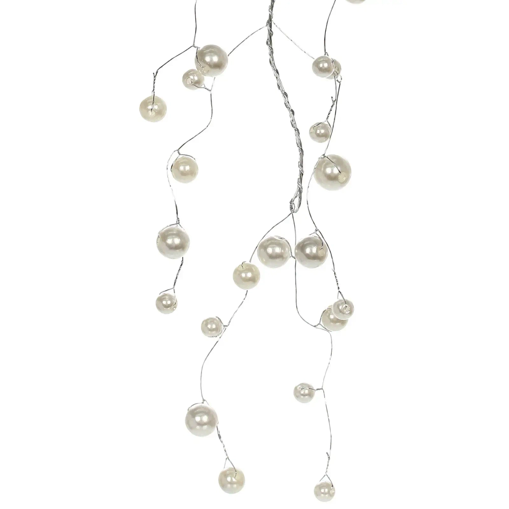 Подвеска «Изящный жемчуг» 22 см, Белый