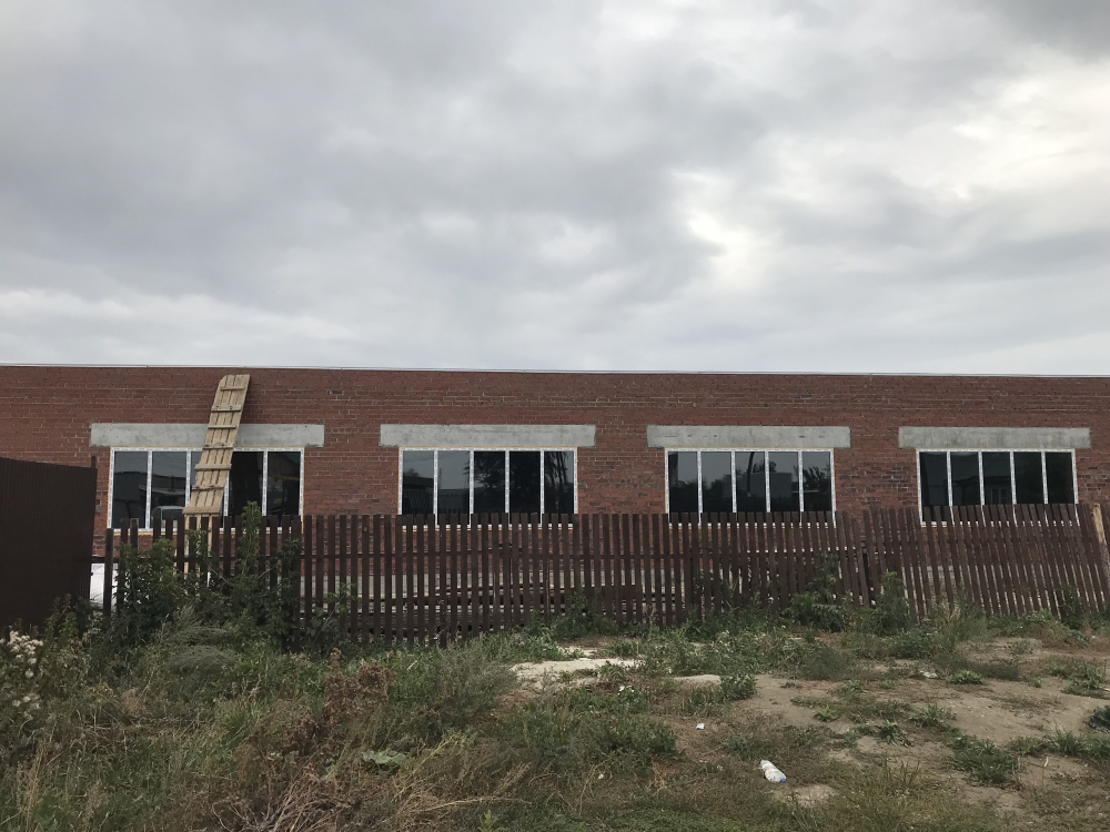 Монтаж кровли из ПВХ мембраны Магазин п. Щелкун