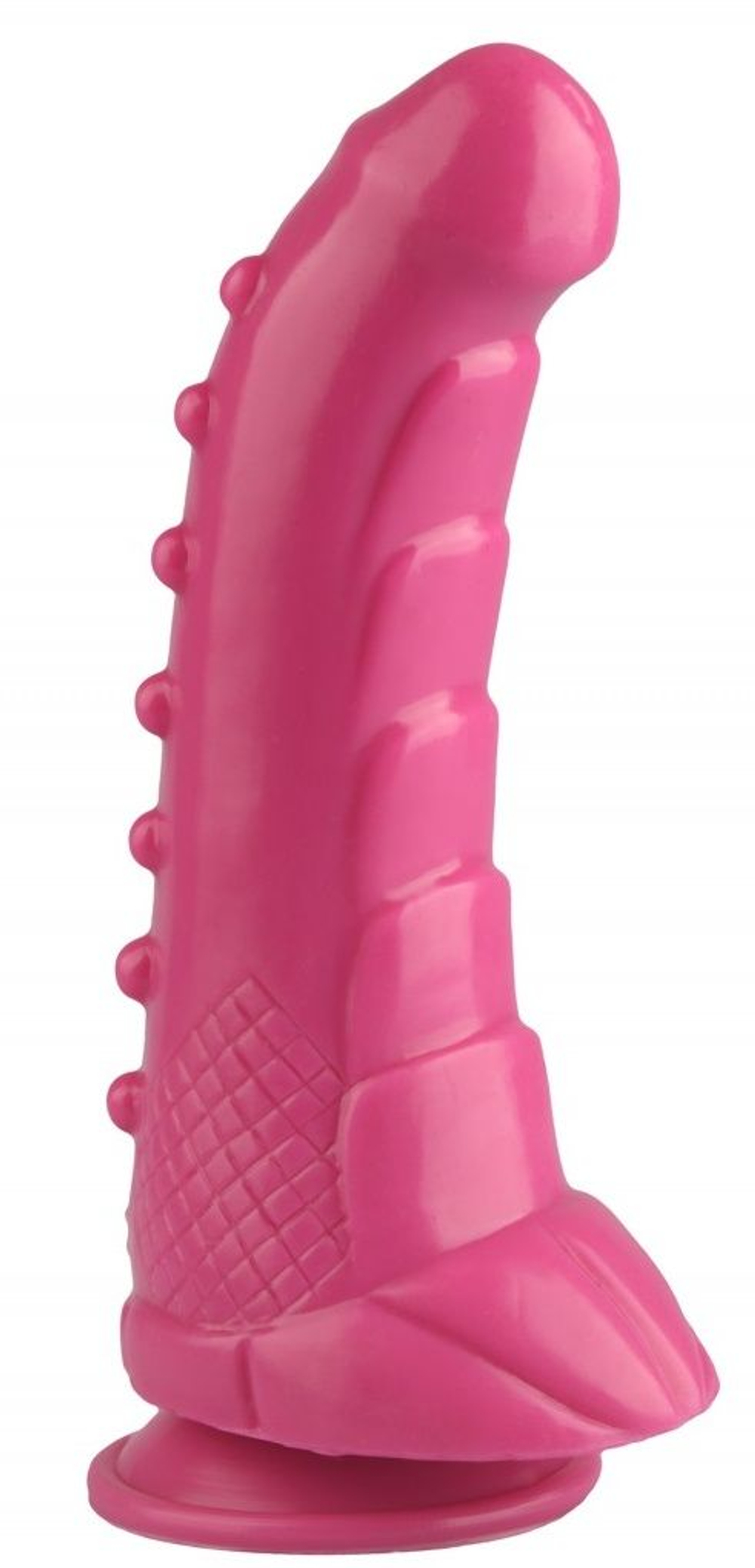 Розовый анальный фаллоимитатор - 24 см. (Цвет: розовый)