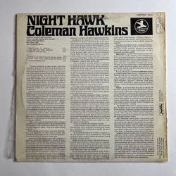 Винтажная виниловая пластинка LP Coleman Hawkins With Eddie Lockjaw Davis Night Hawk (Югославия 1980)