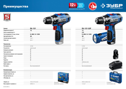 ЗУБР T7, 12 В, 2.0 А·ч, аккумуляторная батарея, Профессионал (ST7-12-2)