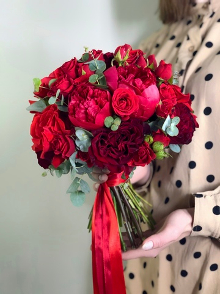 Букет невесты "Роскошь цвета"