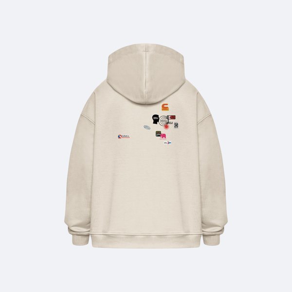 Худи Called a Garment  Logo Mess (beige) артикул: - купить в магазине Дайс