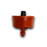 Капельница компенсированная лабиринт + мембрана, 4л/час @ 0,7-5 бар