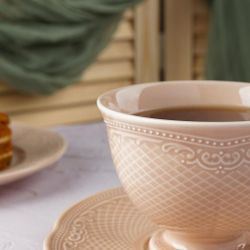 Чайная пара 285 мл d 10,2 см h7,8 см Aristocrat Peach Tea Noble [6]