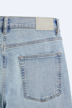ZARA ДЖИНСЫ SLIM FIT, ГОЛУБОЙ
