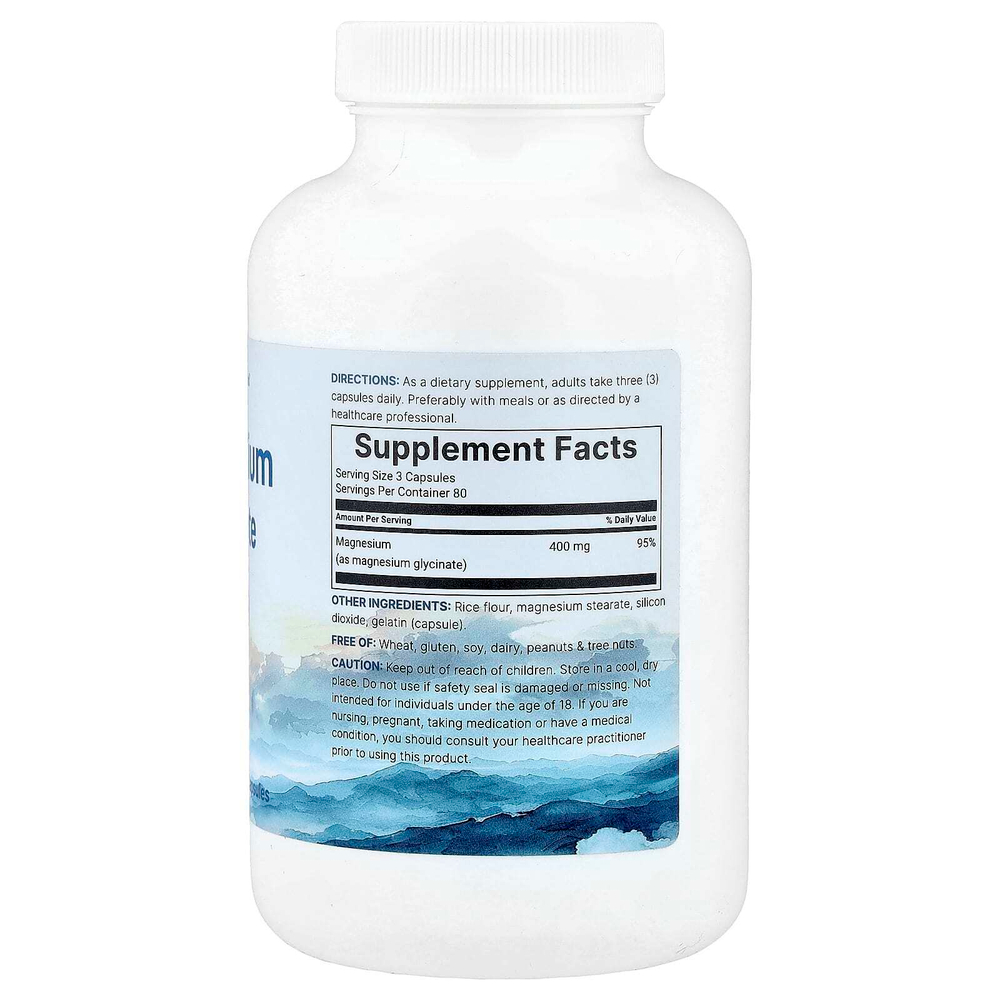 Micro Ingredients, Глицинат магния, 240 капсул (133 мг на капсулу)