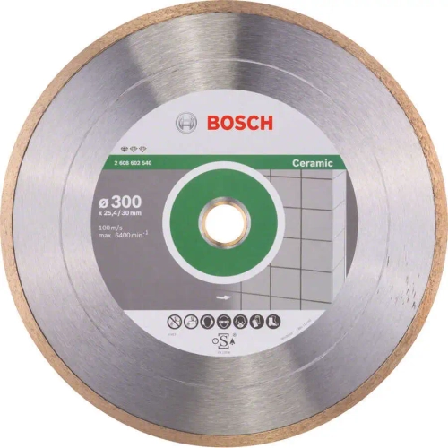 Алмазный отрезной круг по керамике Standard for Ceramic 300-25,4/30 BOSCH 2608602540