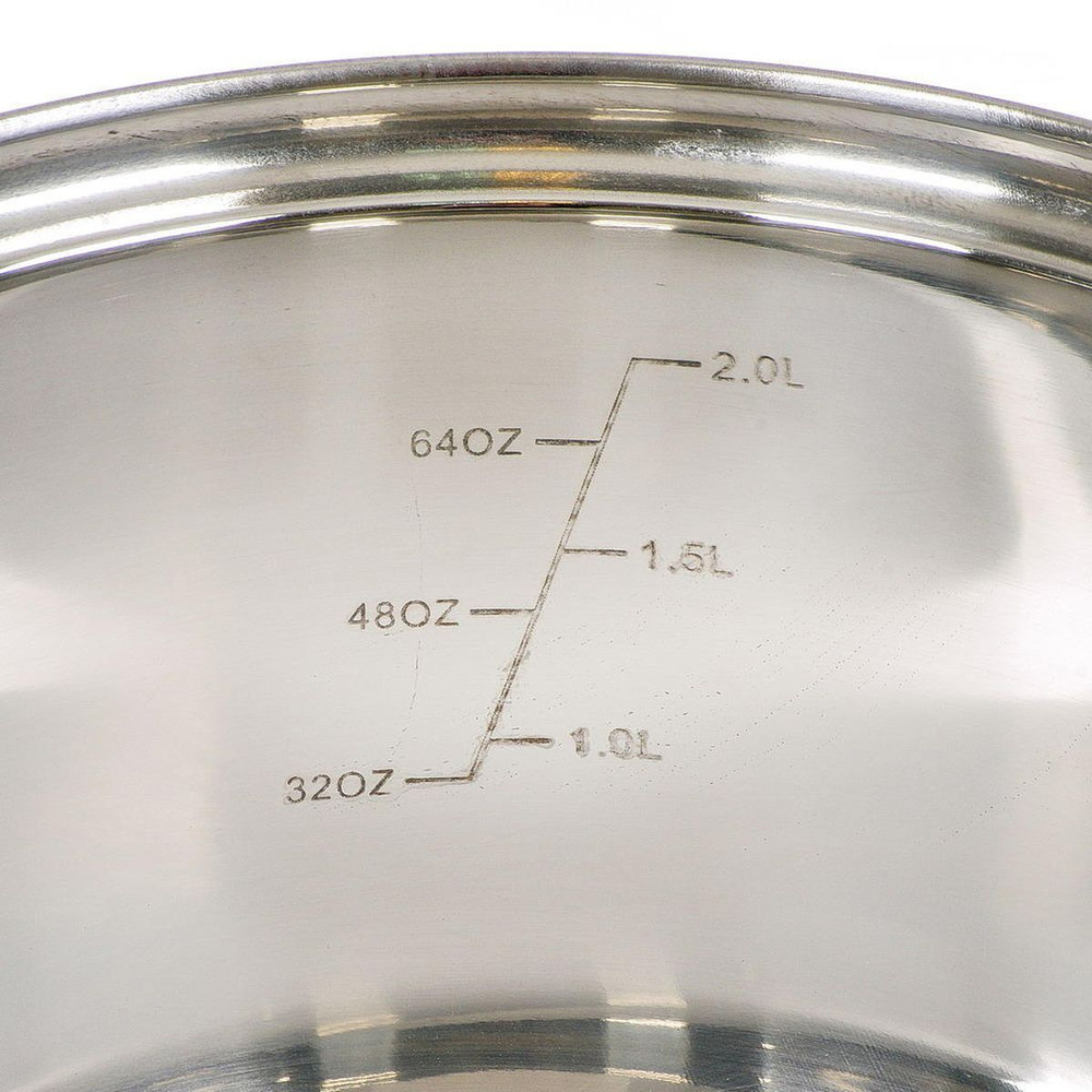 Кастрюля нерж, 2.9 л, с крыш, крышка стекло, DNN3, SD-A17-18