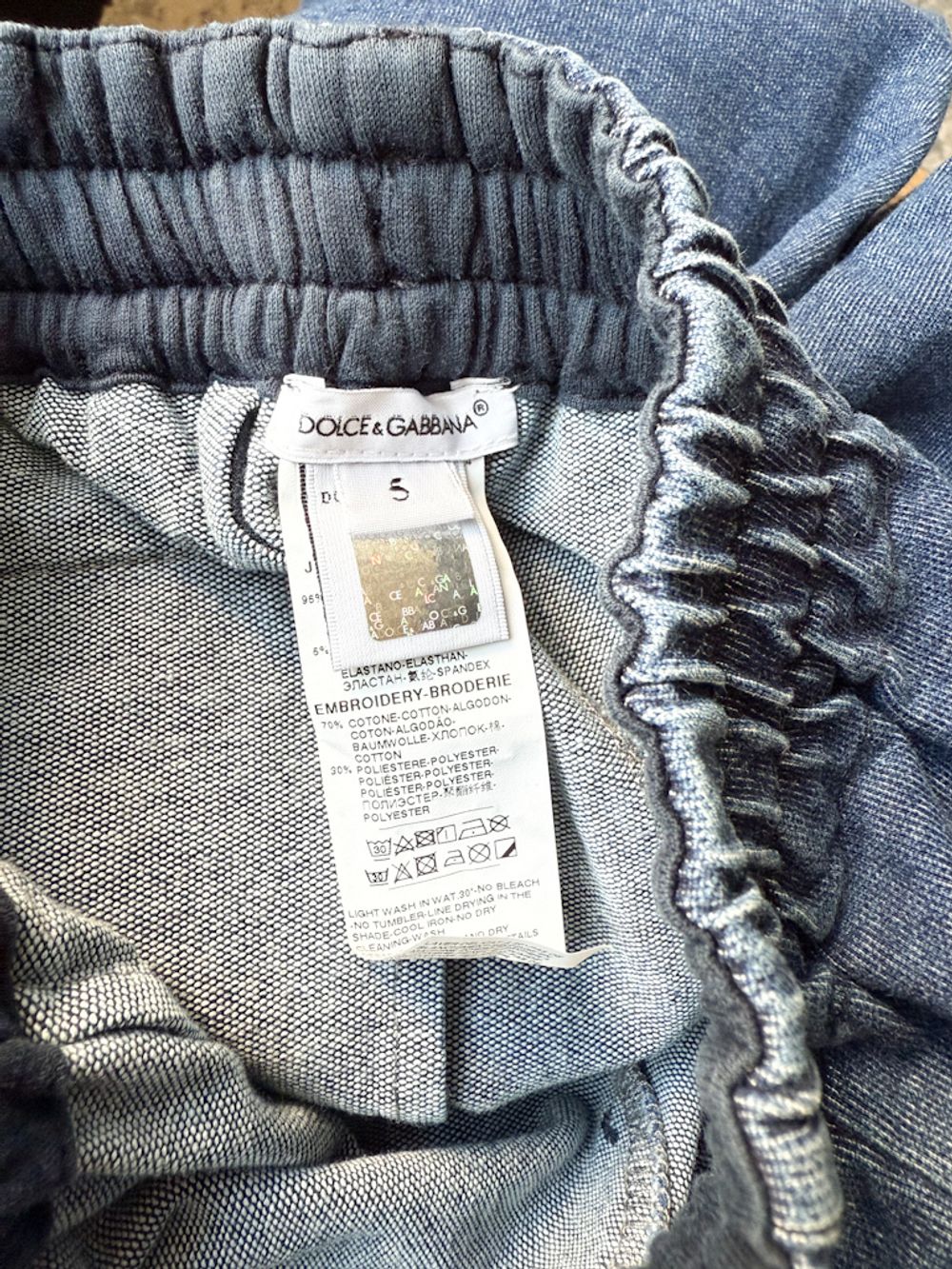 Хлопковые брюки Dolce & Gabbana, 110