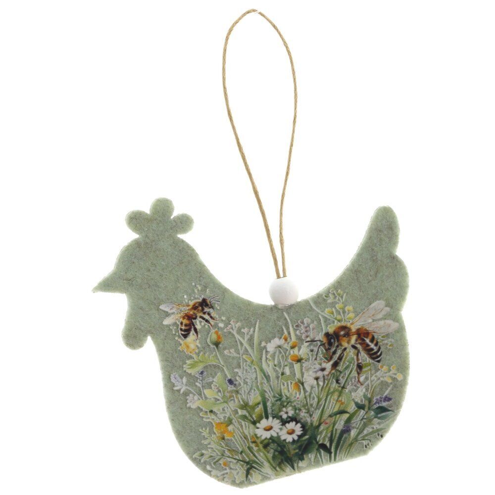 GAEM Набор из 6-ти изделий декоративных подвесных "Курица/Петух" (7,5*0,5*7,5), L25 W9 H1,5 см