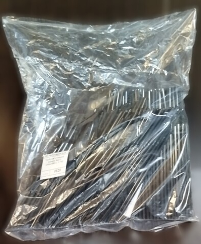 Трубочки с Гофрой. черные  5х210 (250шт/48уп)  2 762