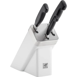 Zwilling Набор из 3 ножей в самозатачивающемся блоке Four Star белый